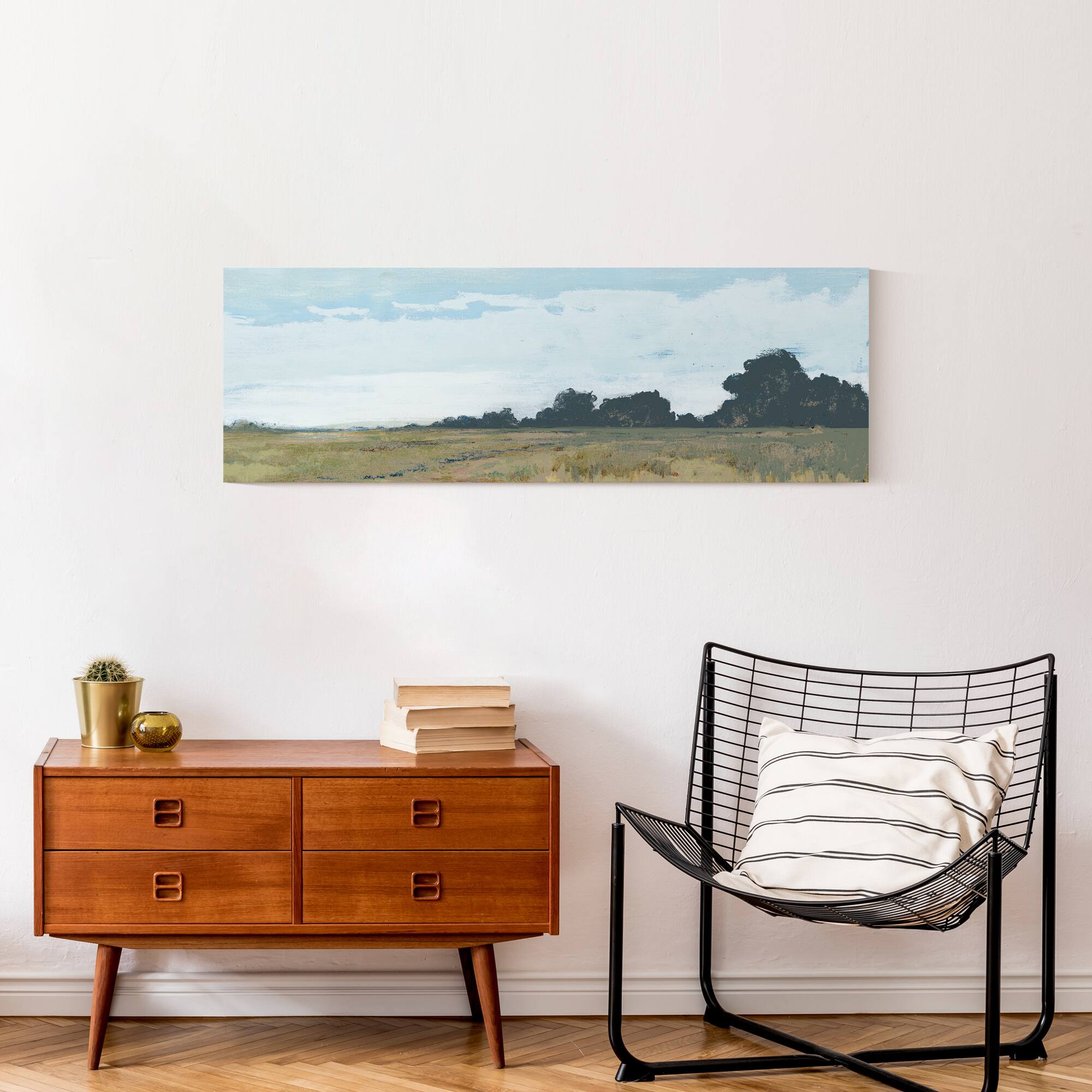 Distant Trees 36" x 12" Canvas Wall Art